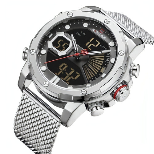 IronStrike™ – Dual Display Tactical Sports Watch