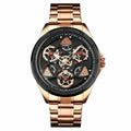 SKVEI- Men's Steel Band Wind Quartz Watch