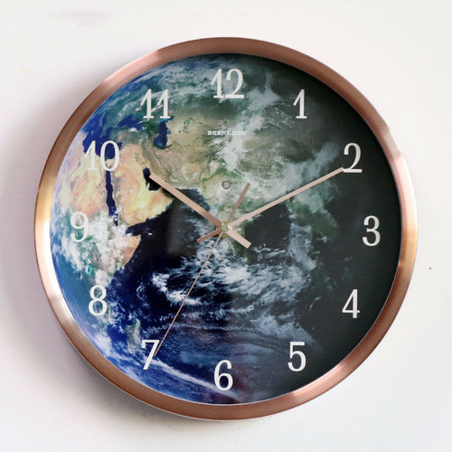 Voice-activated Induction LED Night Light Wall Clock