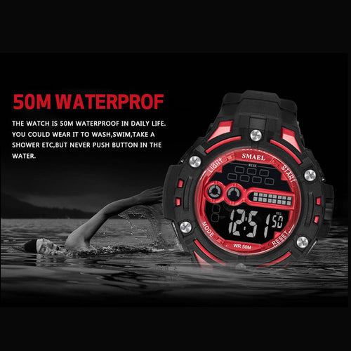 Digital Wristwatches Waterproof Watch Top