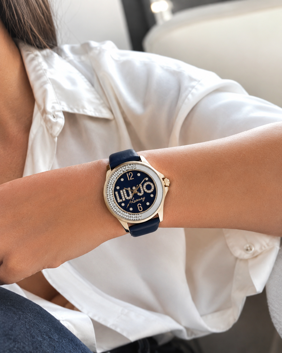 LIU JO Glamour Navy/ Beige