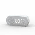 Music Alarm Clocks Mirror FM Radio LED Bluetooth Speaker
